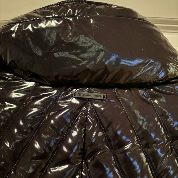 Blanc Noir Quilted Jacket Shiny Black - Picture 12 of 13